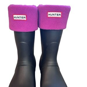 Hunter Unisex Tall Fleece‎ Welly Boot Socks Size M SOCKS ONLY